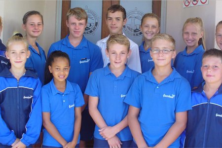 Boland Atletiekbyeenkoms : Vrydag, 19 Februarie 2016 Hierdie byeenkoms is dié jaar aangebied by Hoërskool Swartland in Malmesbury en die volgende atlete het daar deelgeneem: Agter v.l.n.r.: Nadia Pieterse, Bianca Heydenrych, Dehan Botha, Jurie-Johann Groenewald (individuele inskrywing), Anrie van Niekerk, Kyra van Niekerk en Caitlyn Otto. Voor v.l.n.r.: Karli-Mari Geldenhuys, Gené Cornelius, Adrian Hage, George Groenewald en Philip Colyn.